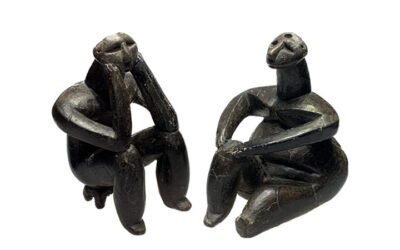 Obra maestra de arte neolítico. El pensador de Cernavoda y Mujer sentada.