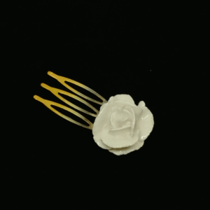 Peineta flor de cerámica. Adorno para el pelo